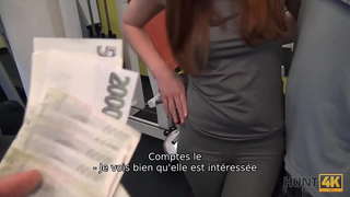 HUNT4K. for pengene, en mand tillader &amp;germandbls; en erfaren jæger&amp;eacute;rim&amp;eacute; at kneppe GF