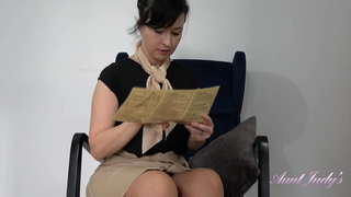 Том Tit MILF нислэгийн үйлчлэгч Wanilianna - Upskirt, дотуур хувцас, Оймс болон