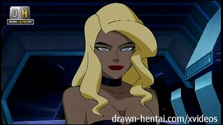 Justice League Hentai - Canary knullade i en Flash