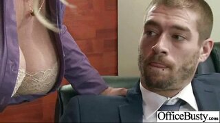 (Ева Нотти) Офис момиче с големи цици-дынями се радва на здрав секс в офиса mov-